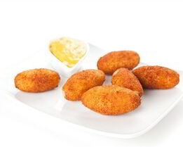 Крокеты из риса и ветчины с пармезаном