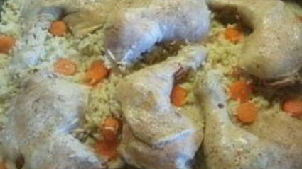 ленивый рис с курицей