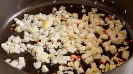 острый рис в кокосовом молоке