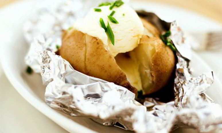 Рецепт печеный картофель в фольге