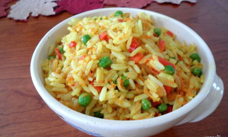 Рецепт рис басмати с овощами