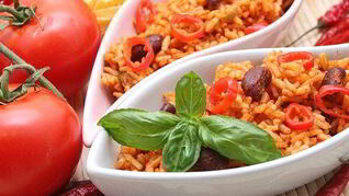 Рис по-мексикански с фасолью