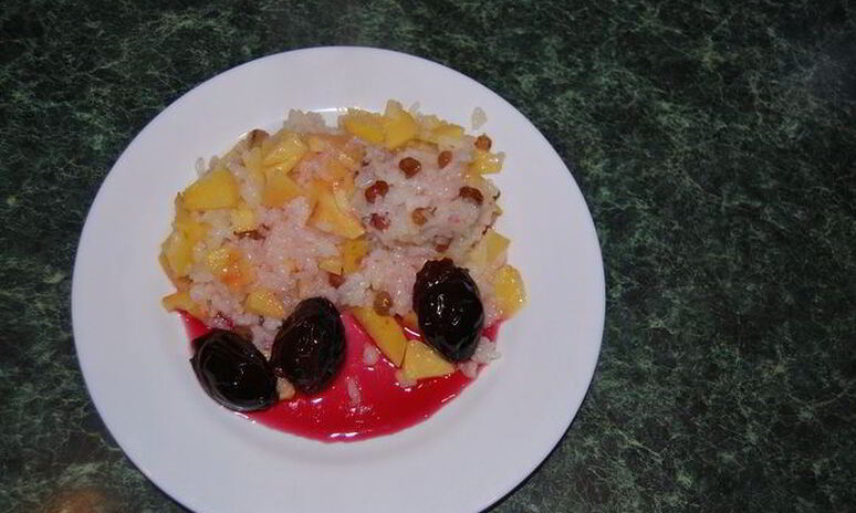 Рецепт рис с айвой