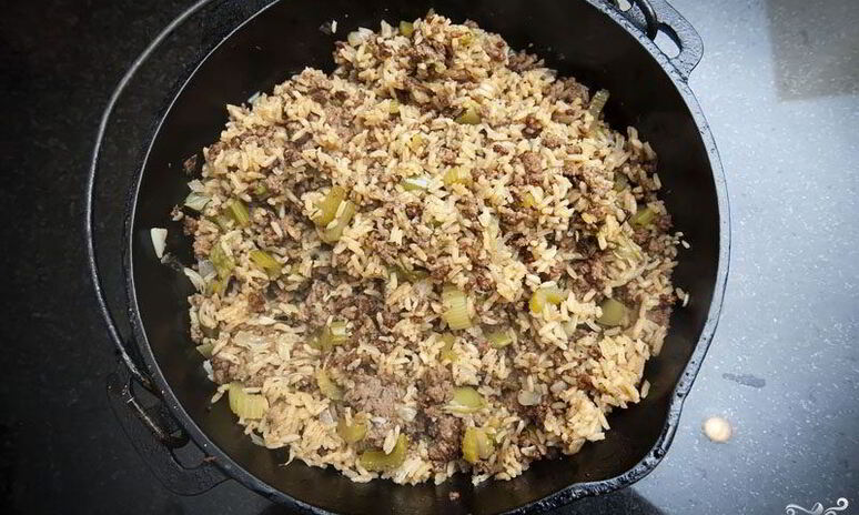 Рецепт рис с фаршем и овощами