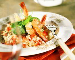 Рис с креветками в мультиварке