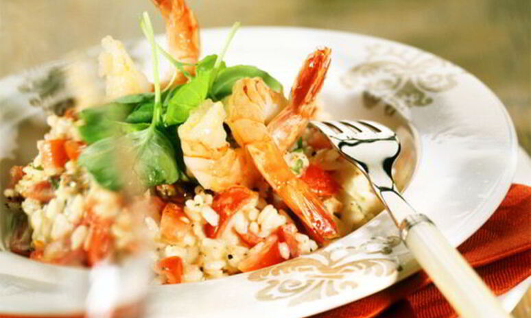 Рецепт рис с креветками в мультиварке