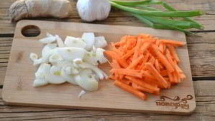 рис с креветками