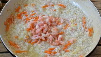 рис с креветками