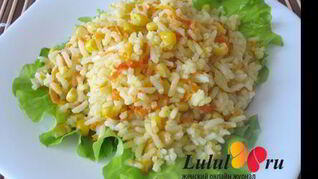 Рис с кукурузой