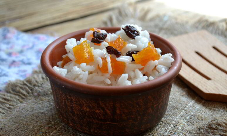 Рецепт рис с сухофруктами