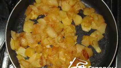 рис с яблоками