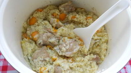 рис со свиными ребрышками в мультиварке