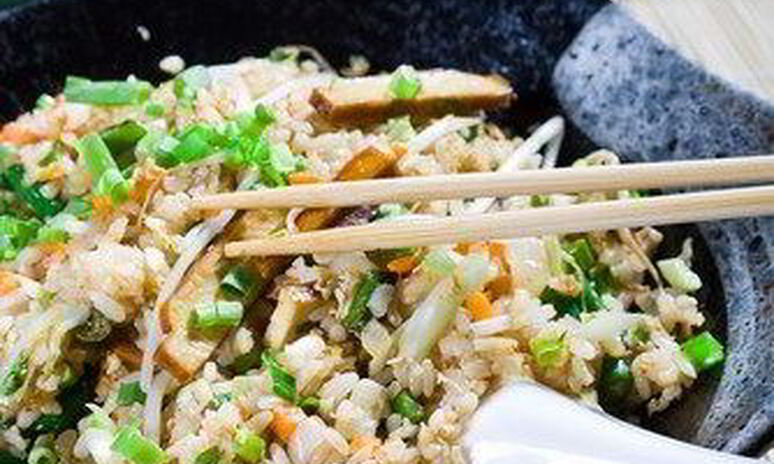 Рецепт рис, жаренный с тунцом