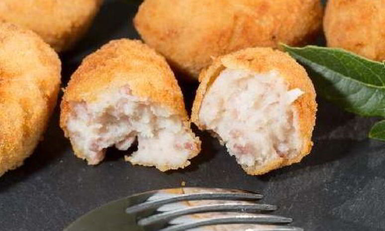 Рецепт сытные картофельные крокеты с ветчиной