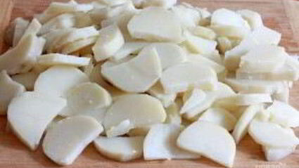 жареный картофель с луком