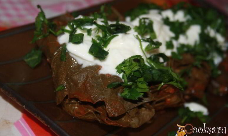 Рецепт диетическая долма из куриной грудки