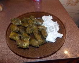 Долма с мятой и круглым рисом