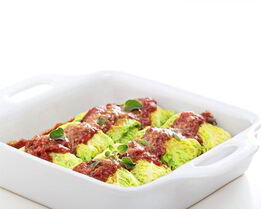 Голубцы из савойской капусты с рикоттой Unagrande и шпинатом