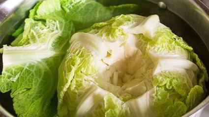 голубцы из савойской капусты со сладким перцем