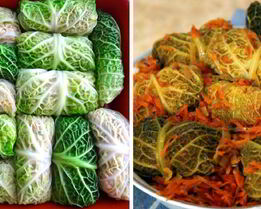 Голубцы из савойской капусты