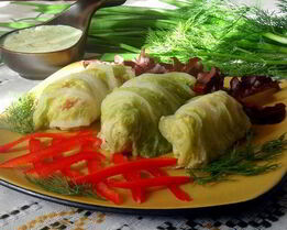 Рецепт голубцы на листьях пекинской капусты