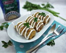 Голубцы с индейкой и киноа