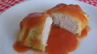 Голубцы с куриным фаршем