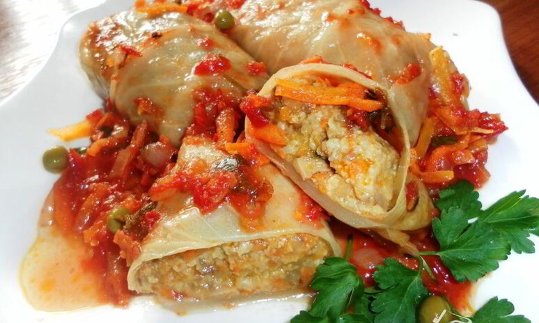 Рецепт голубцы с пшенным фаршем