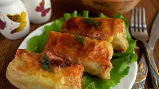 Голубцы в духовке со сметаной