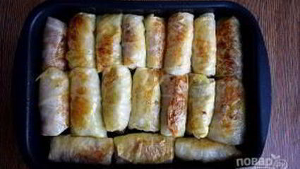 голубцы в духовке со сметаной
