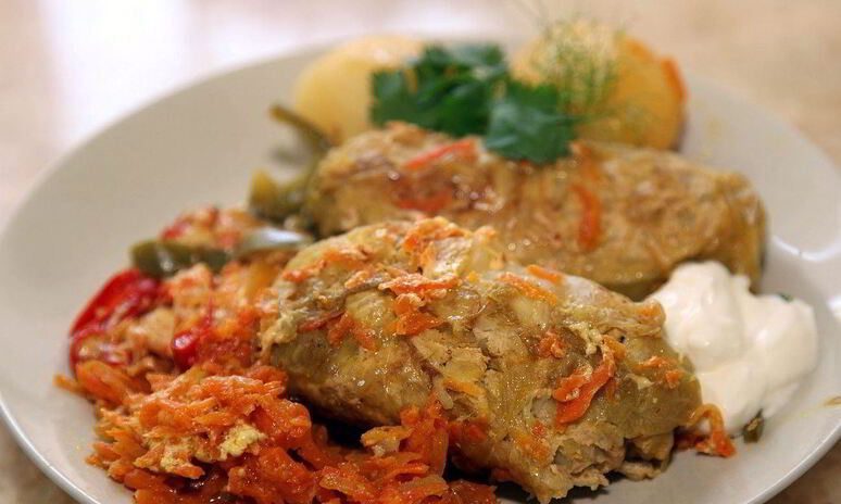 Рецепт голубцы в микроволновке