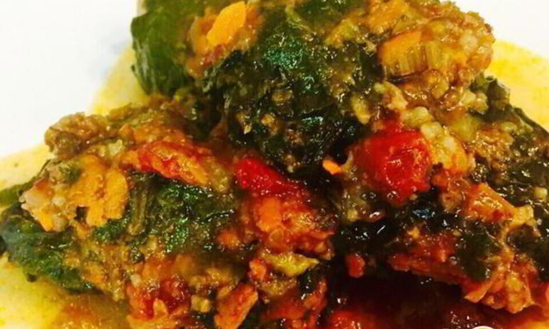 Рецепт голубцы в свекольной ботве