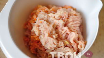 ленивые голубцы из курицы с овсяными хлопьями