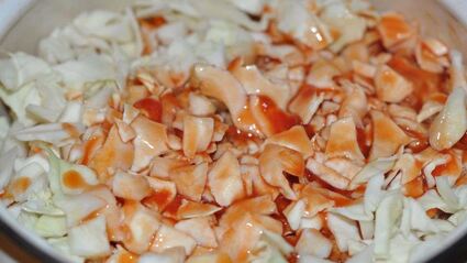 ленивые голубцы на сковороде