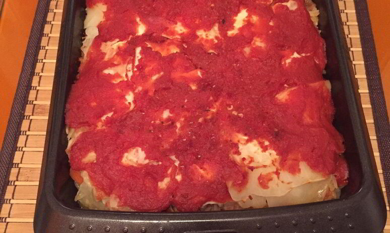 Рецепт ленивые голубцы с кроликом