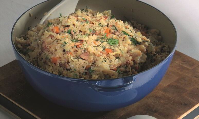 Рецепт ленивые голубцы с курицей