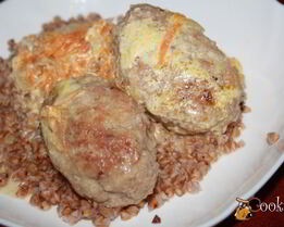 Ленивые голубцы томленые в сметане в чугунке