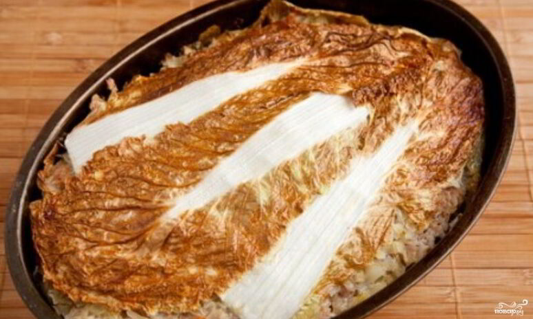 Рецепт ленивые голубцы в утятнице