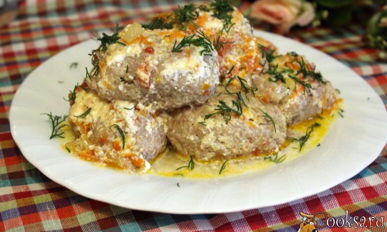 Рецепт ленивые голубцы запеченные в сметане