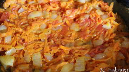 ленивые голубцы запеченные в сметане