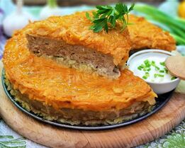 Слоеные ленивые голубцы