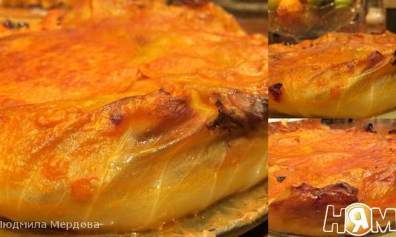 Рецепт запеченный ленивый голубец