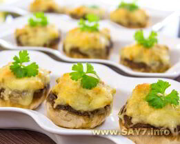 Фаршированные шампиньоны