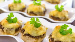 Фаршированные шампиньоны