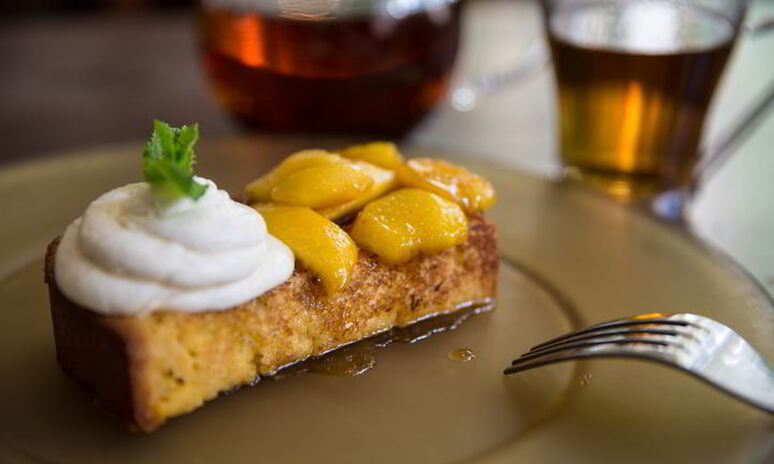 Рецепт гренка с маскарпоне и нектаринами