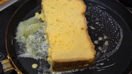 гренка с маскарпоне и нектаринами