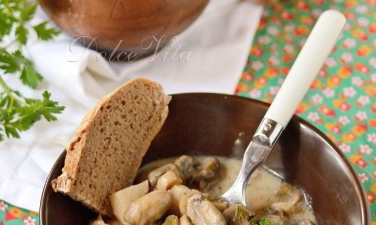 Рецепт грибы душеные в горшочке