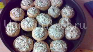 Грибы фаршированные