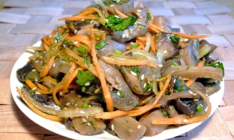 Рецепт грибы по-корейски