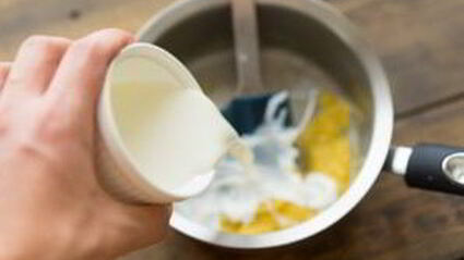 грибы под белым соусом